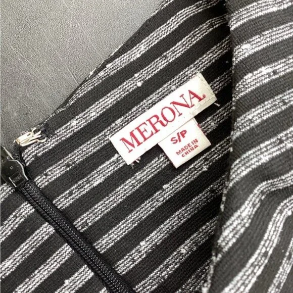 tropical y2k boho indie Merona striped dress. Small - Picture 3 of 5